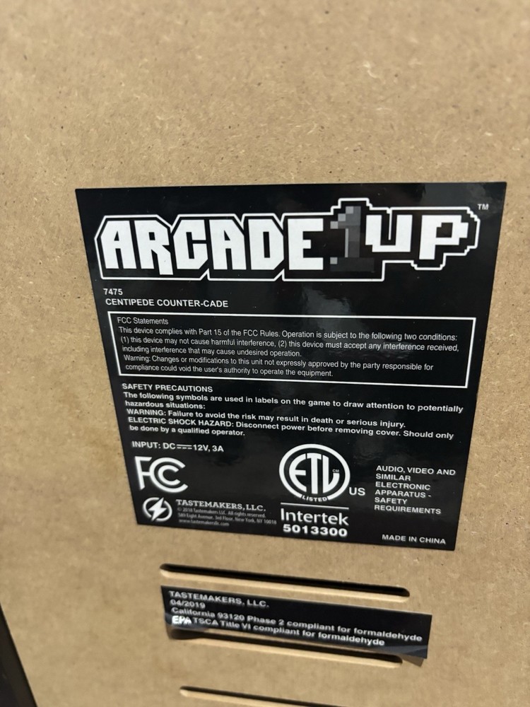 Arcade 1 Up Centipede 2 In 1 Arcade Machine