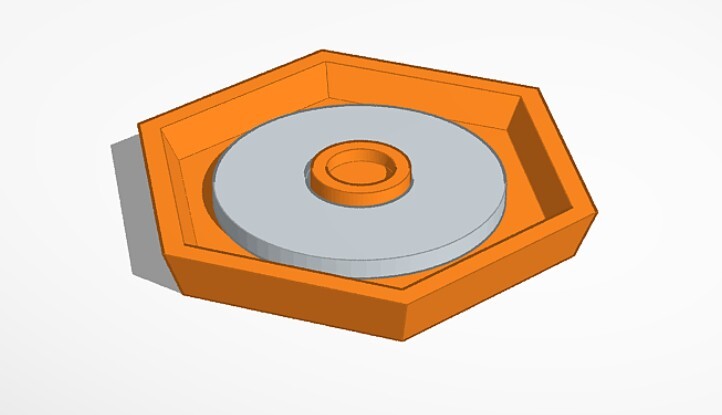 Magnetizable hex base x10