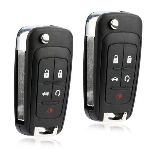 2X  Keyless Entry Remote Car Key Fob Replacement for 2010 2011 2012 2013 Two
