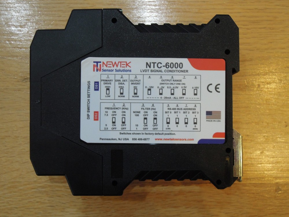 Newtek Sensor Solutions NTC-6000 LVDT Signal Conditioner Module