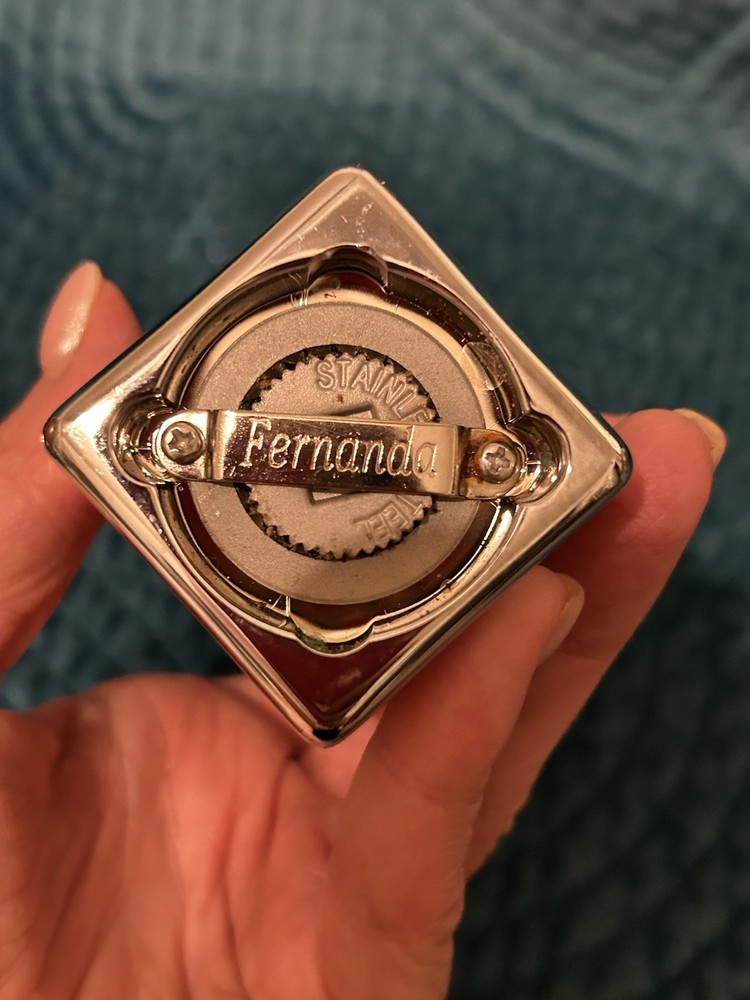 Fernanda Square Pepper Mill - Stainless Steel Mirrored