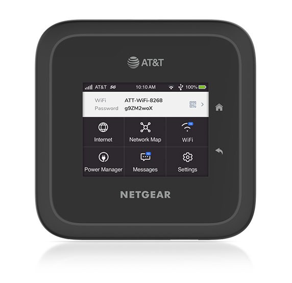 Netgear NightHawk M6 Pro WiFi 6E Mobile Hotspot Router Black(AT&T+Unlocked)-Good