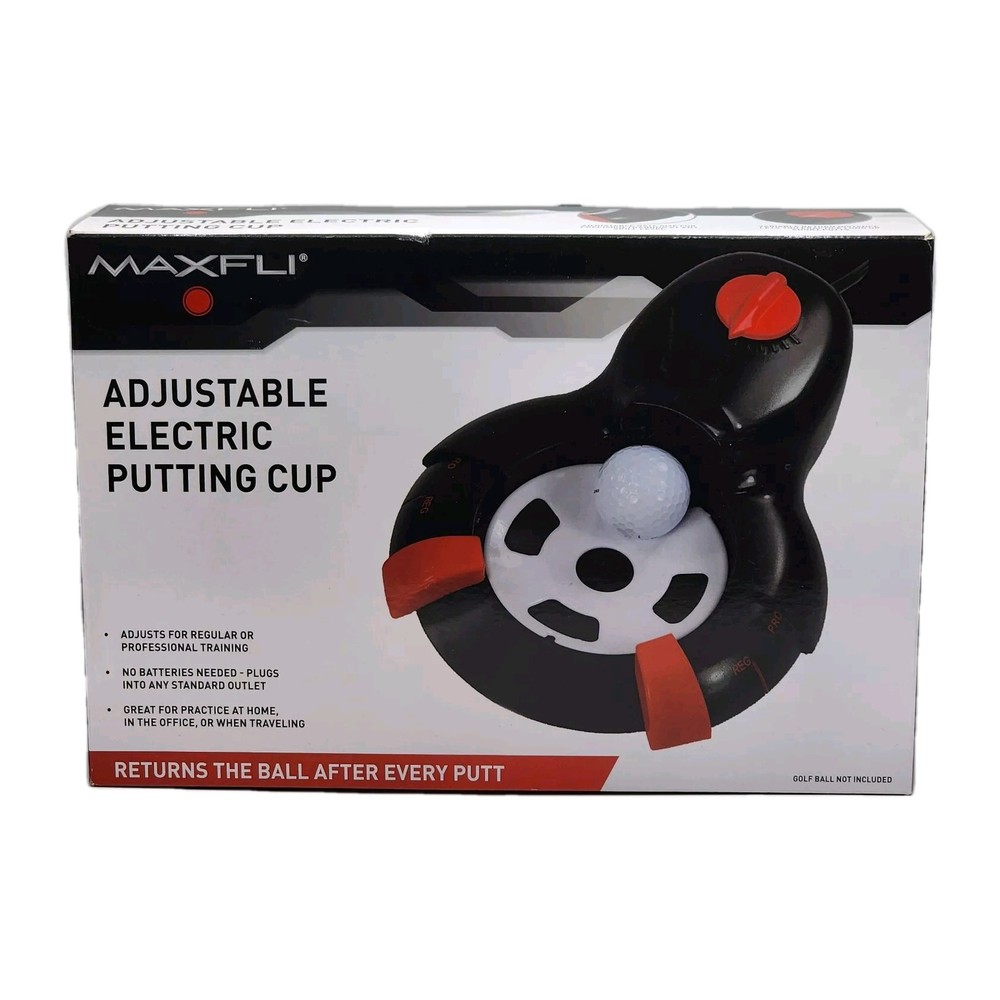 Electric Golf Putting Cup MAXFLI - Adjustable - Automatic Golf Ball Return