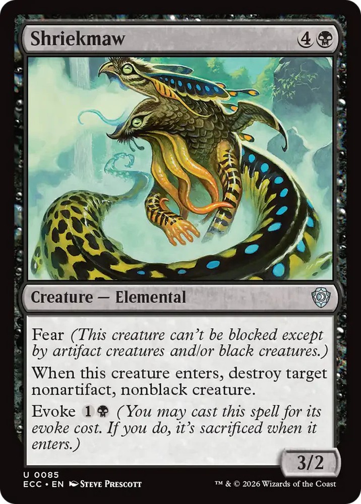 Shriekmaw [Lorwyn Eclipsed Commander]