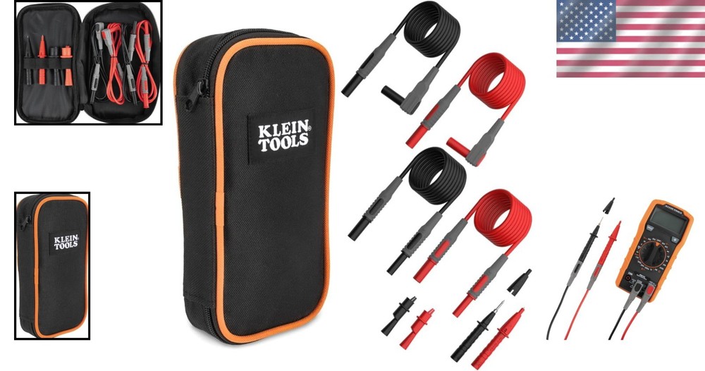 Comprehensive Meter Leads Set with Right-Angle Leads