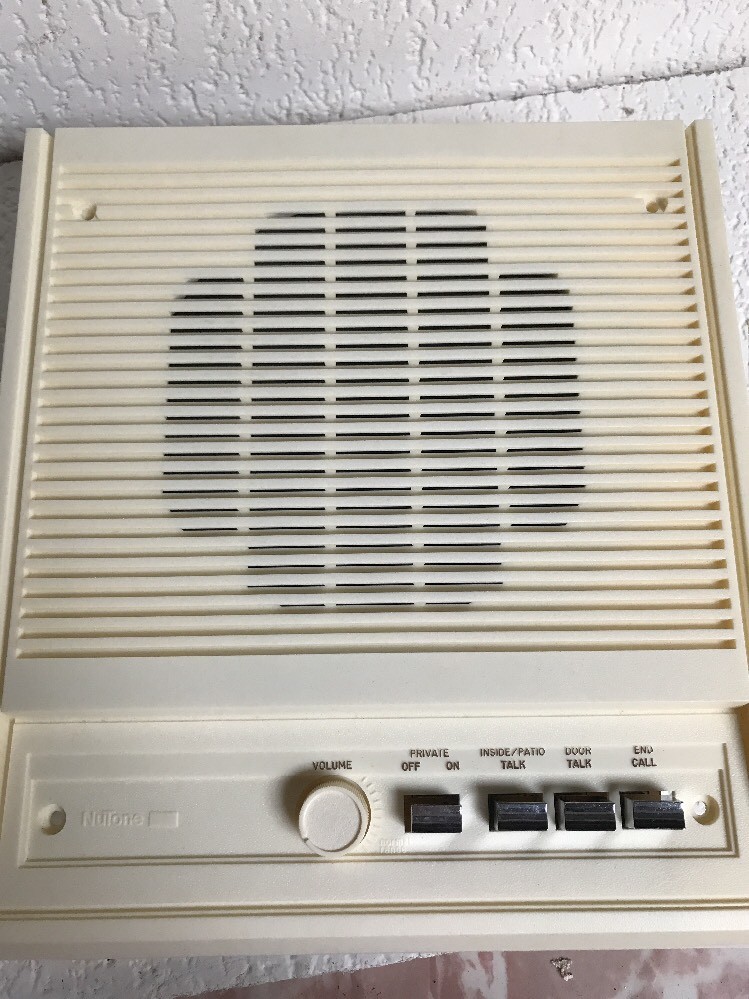 NuTone IS-408L Adobe White 8" Indoor Surface Mounted Intercom Speaker