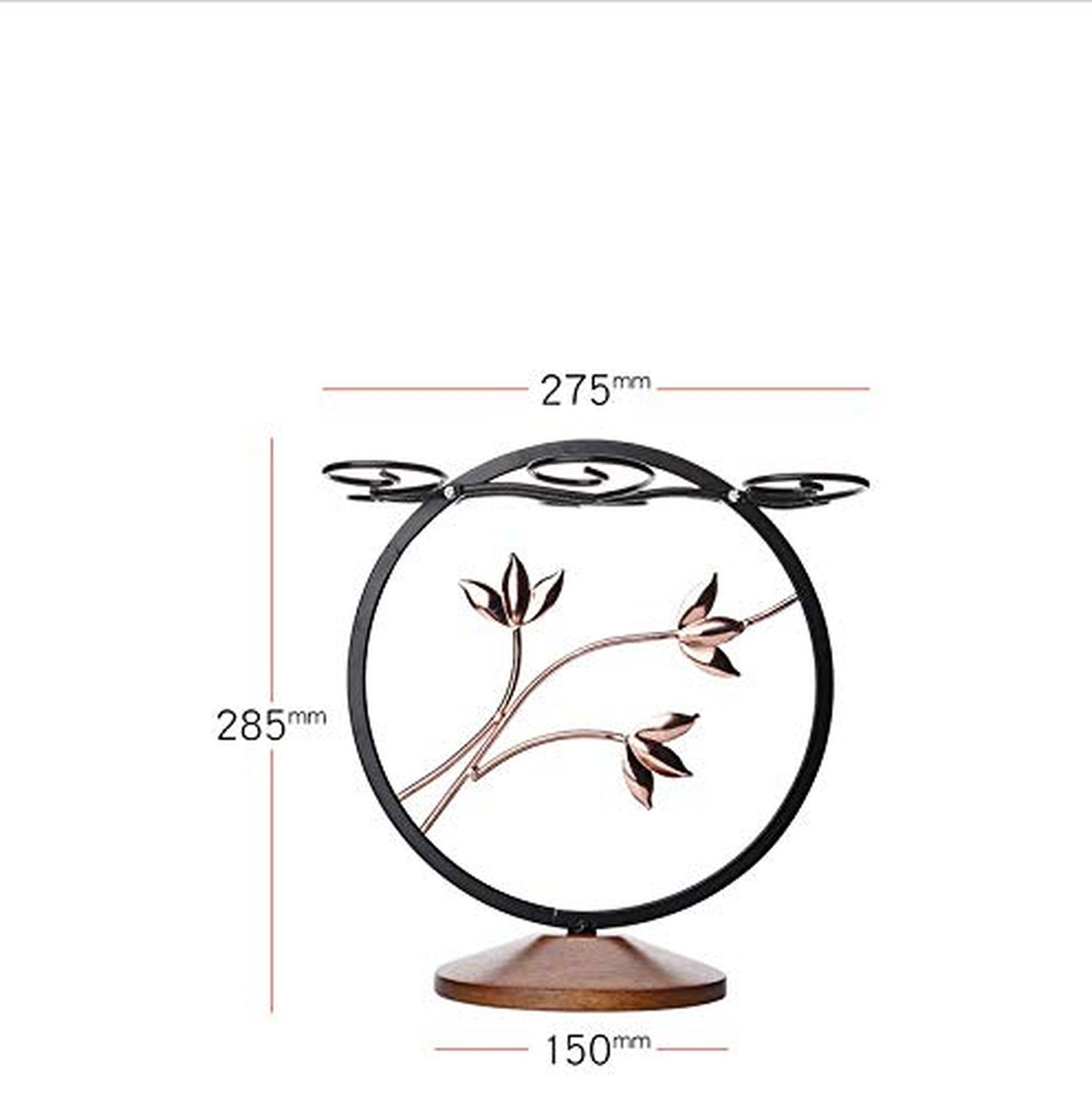 Wine Glass Rack Stand-alone Metal Drying Stand - Kitchen Bar Decoration Multi...