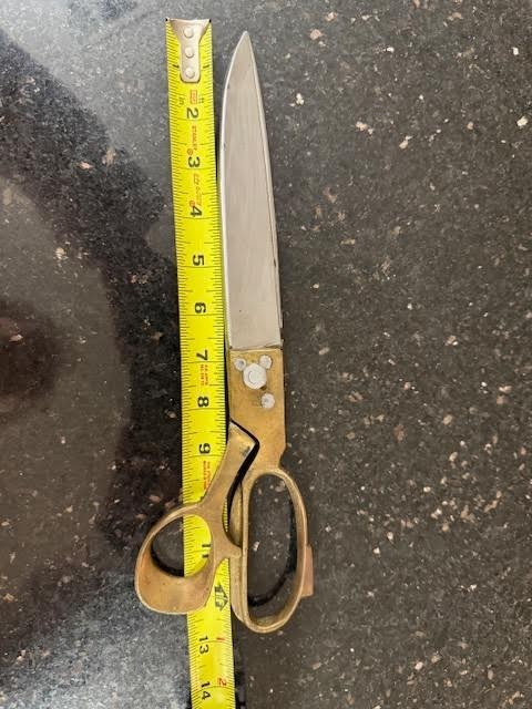 12 inch Tailor Scissors INDIA BRASS HANDLE