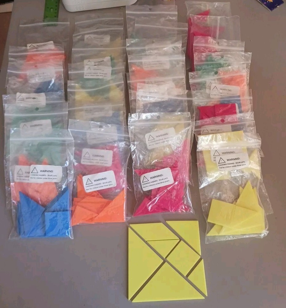 Math - Tangrams 30 sets, 7 pcs each - Activities For Learning Manipulatives