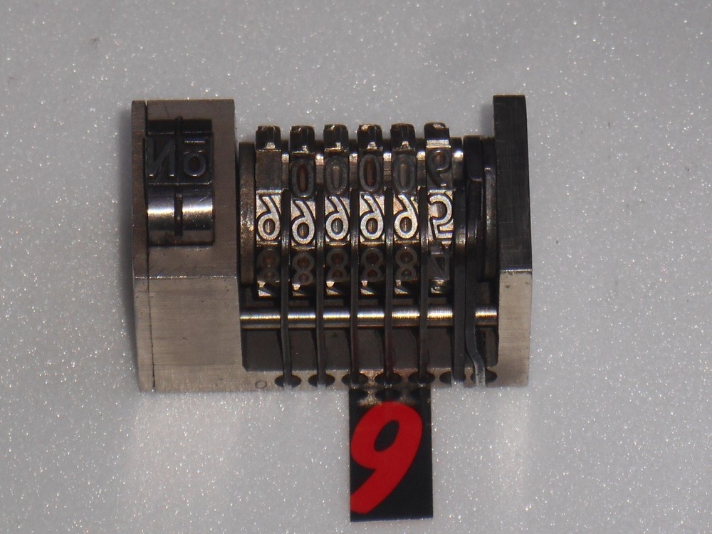 ACME | letterpress numbering machine |9