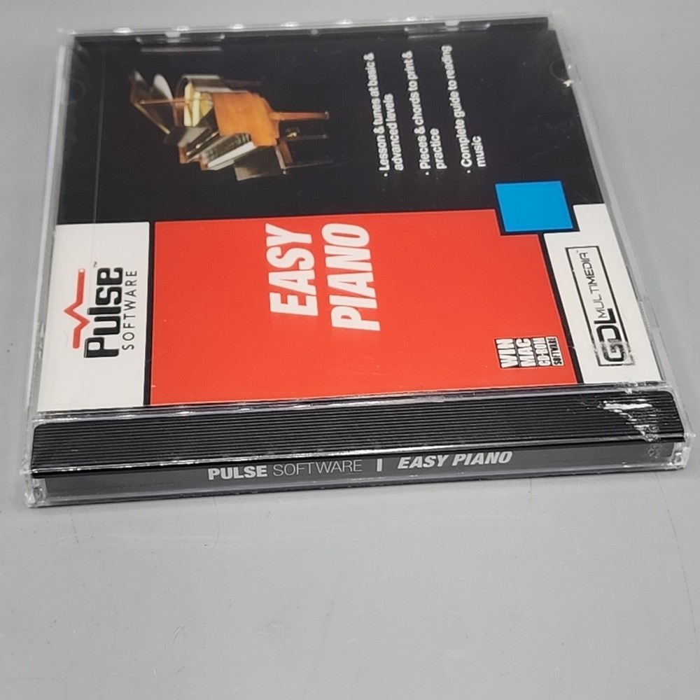 Easy Piano Pulse Software Windows Mac Multimedia Factory Sealed
