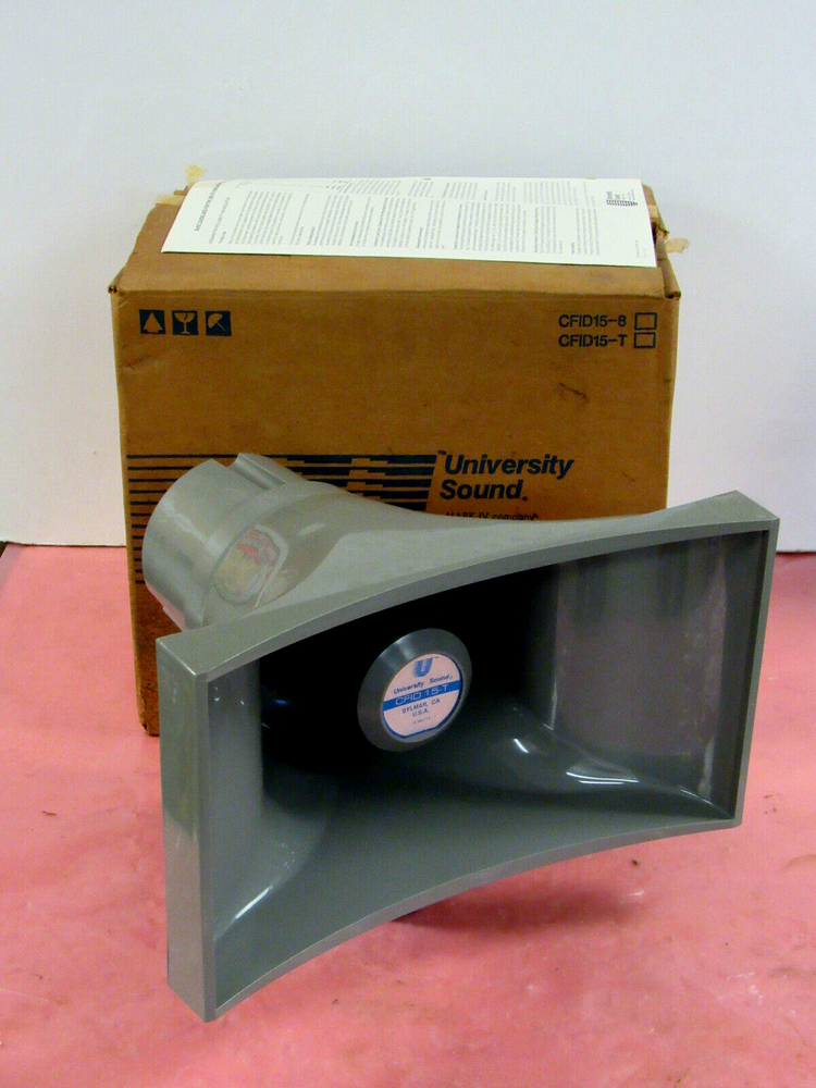 UNIVERSITY SOUND CFID15-T PAGING/TALK-BACK INTERCOM SPEAKER ***NIB***