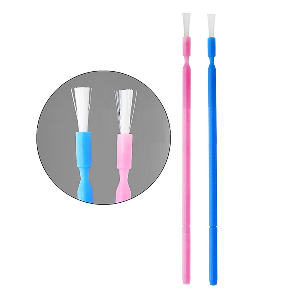 200 Pcs Dental Disposable Micro Brush Bendable Applicator Tips Long Handle