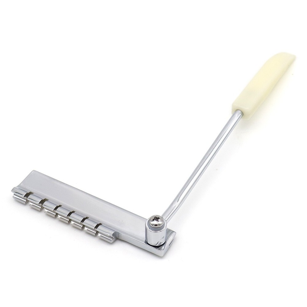 Long Version Bridge Tailpiece Tremolo Arm Whammy Bar Silver for Custom Firebird