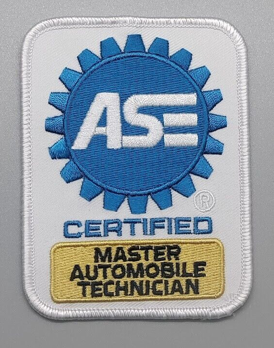 Certified Master Auto Technician Patch, Embroidered , Sew on, Free Shipping