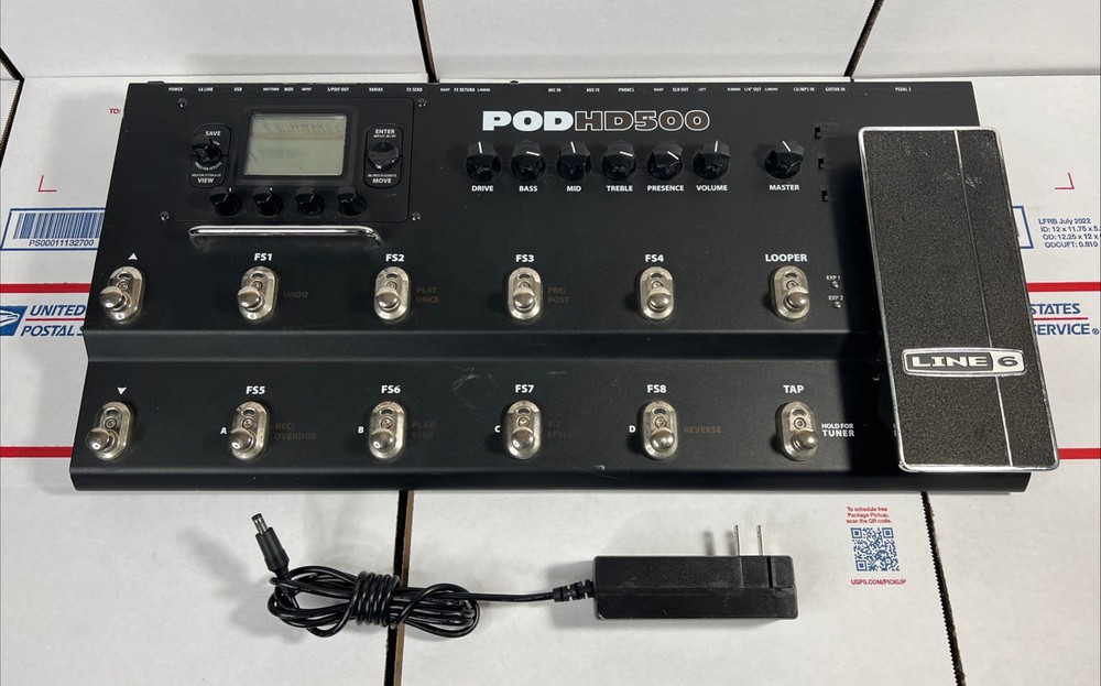 Line 6 POD HD500 Guitar Multi-Effects Processor + Plug -SAME DAY SHIP- WARRANTY