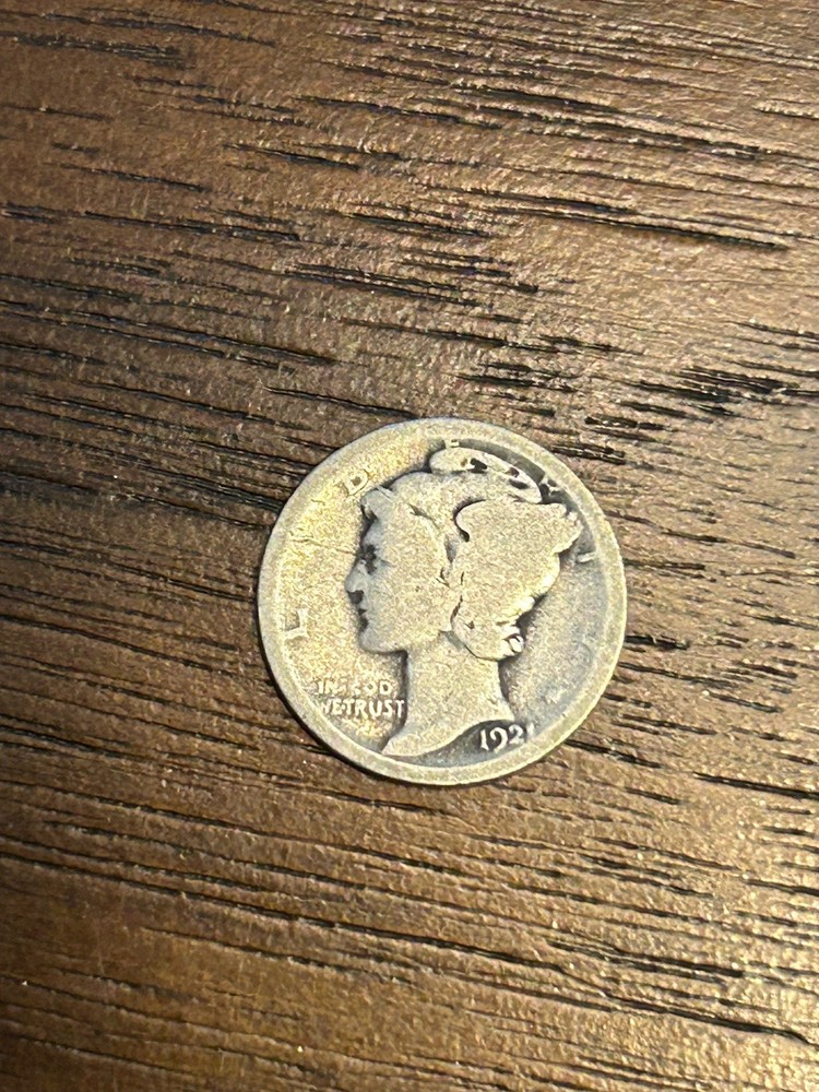 1921 Mercury Dime AG