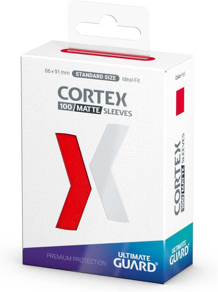 Ultimate Guard Cortex Sleeves Standard Size Matte Red (100)