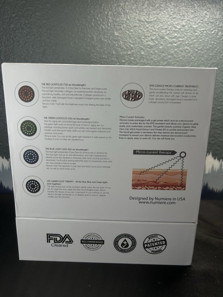 Numiere Plus Microcurrent LED Tightening Sculpting & Wrinkle Reducing Device