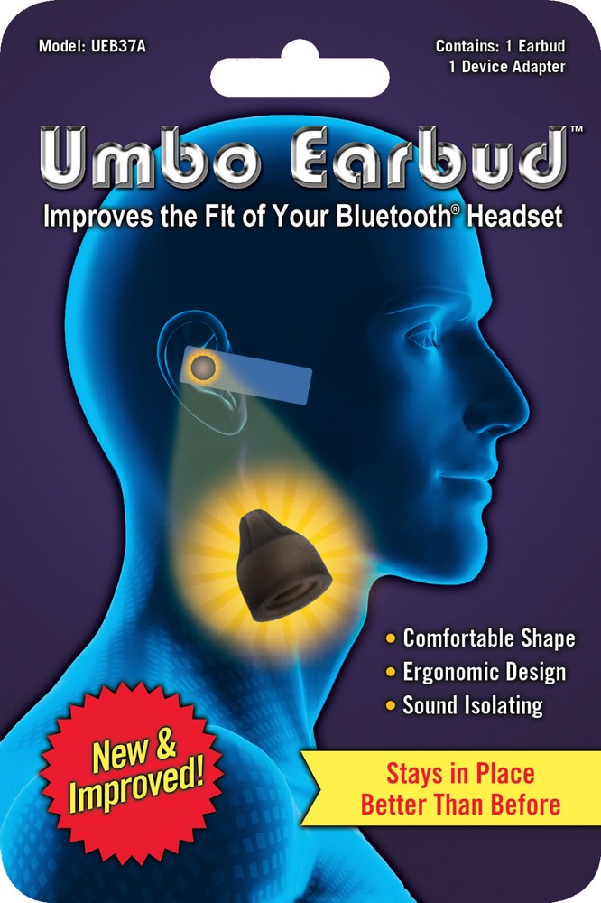 Umbo Earbud Replacement Gel Tip for Bluetooth & Wired Headsets with In-Ear Buds