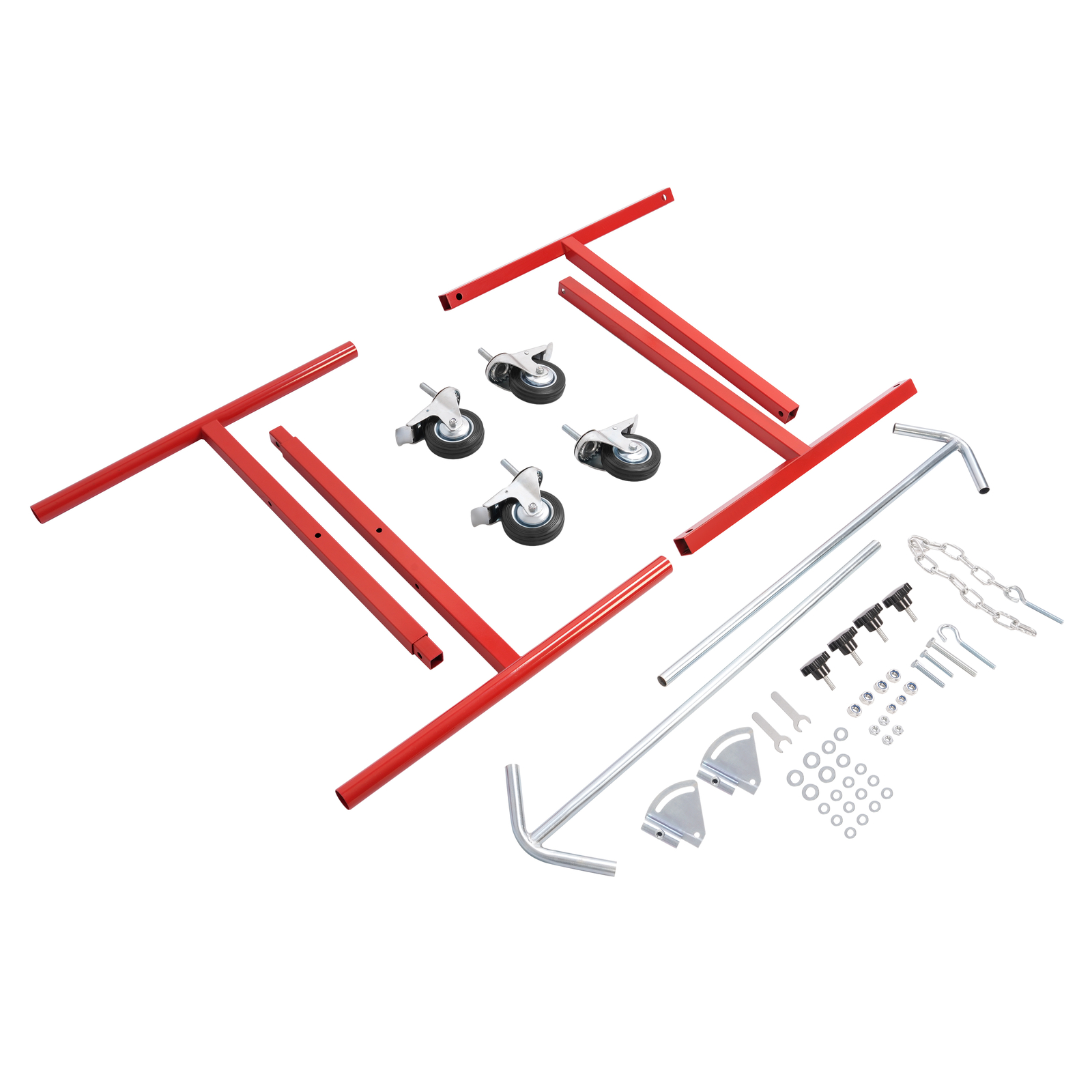 Adjustable Bumper Panel Stand Rack Holder Spraying Painting Repair W/Casters