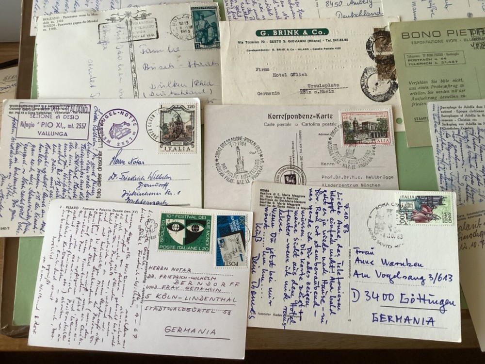Italy collection postal postcards 20 items Ref A2043