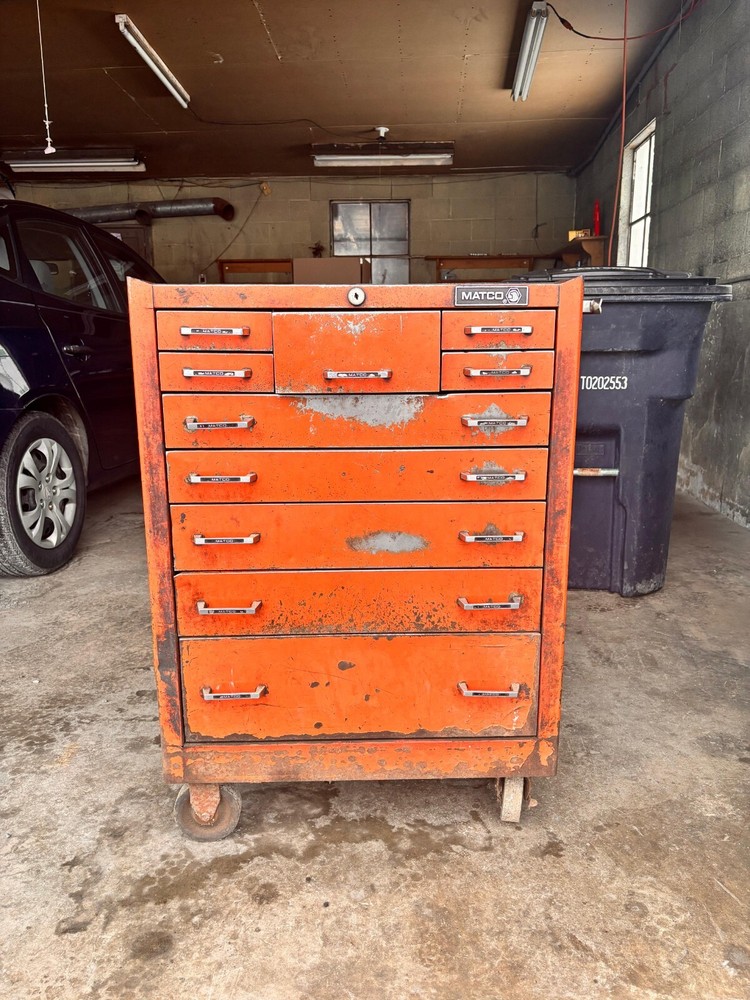 Matco toolbox with tools, Matco wrenches, Socket sets, Craftsman wrenches, etc