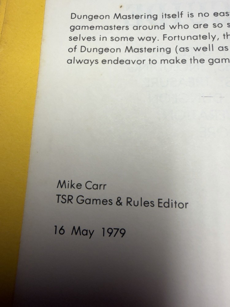 - RARE- 1st Ed, 3rd Alpha - Dungeon & Dragons Dungeon Masters Guide