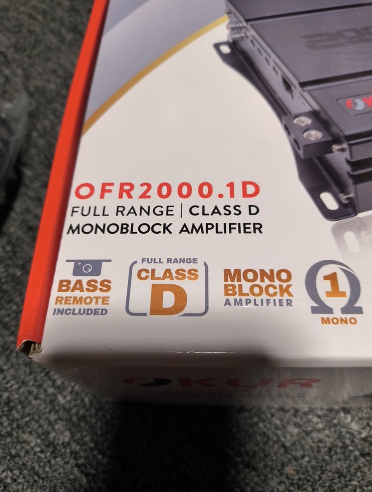 Okur Ofr2000.1D Full Range Monoblock Amplifier
