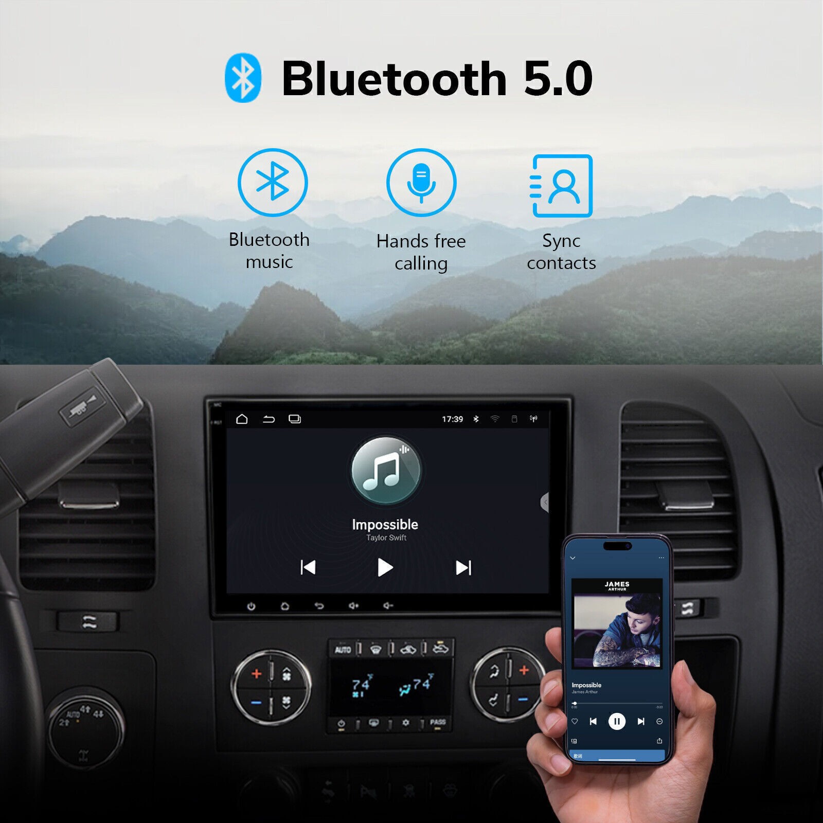 For Lincoln Town Car 2003-2011 Carplay Android 14 Car Stereo Radio GPS NAVI WiFi