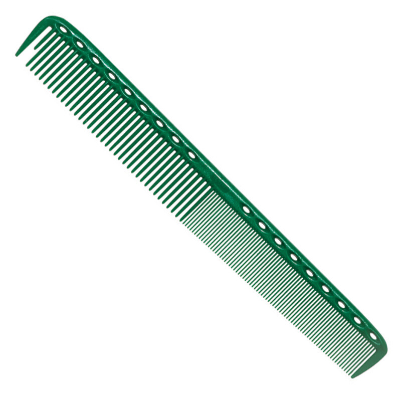 YS Park 335 Fine Cutting Comb (Extra Long) - GREEN