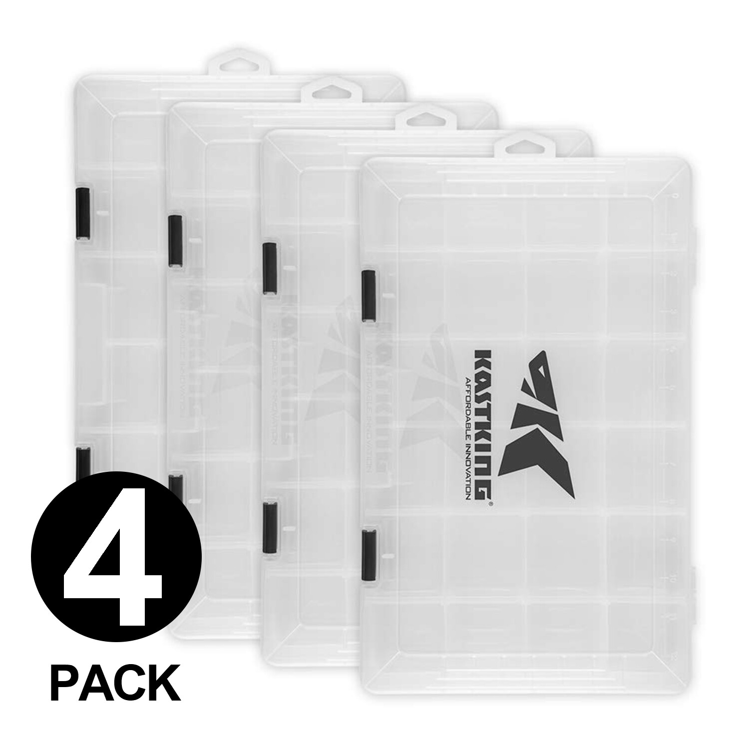 KastKing Tackle Box 2/4 Packs Utility Tray Plastic 3600 & 3700 Tackle Storage US