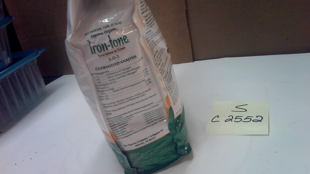 ORGANIC IRON TONE 5LB BAG
