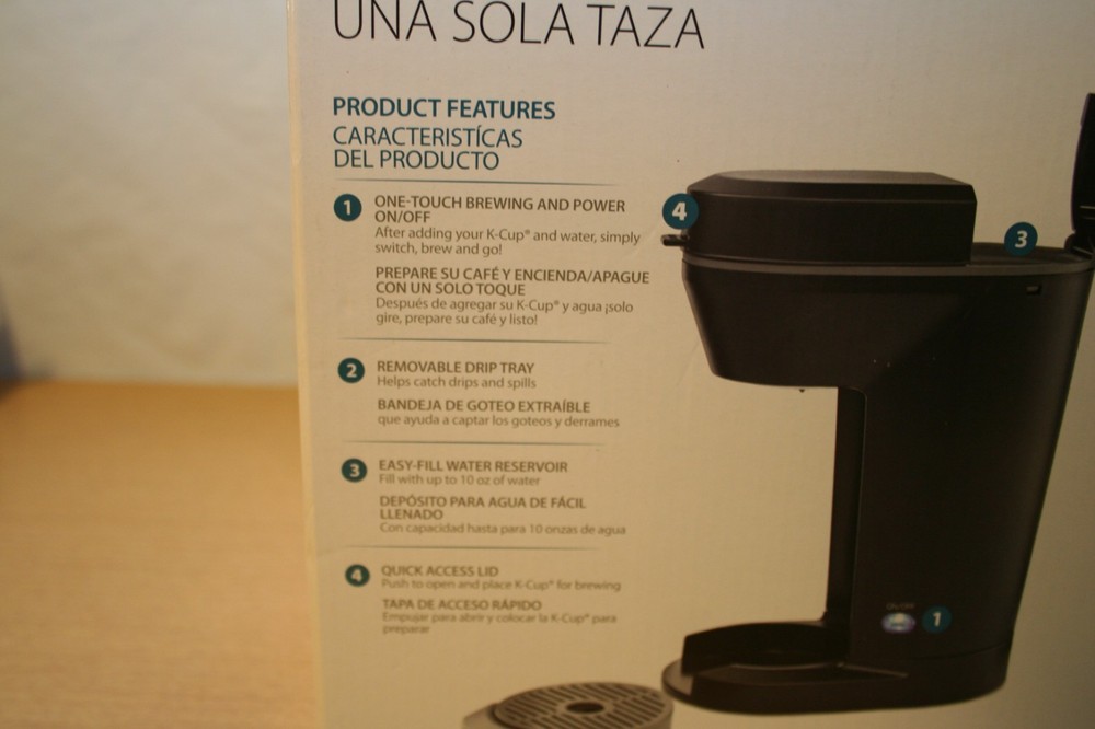Farberware Single Serve Brewer NEW One Touch Brewing & Power