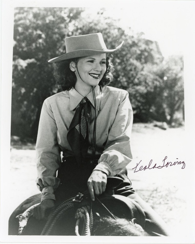 Teala Loring- Signed Photograph