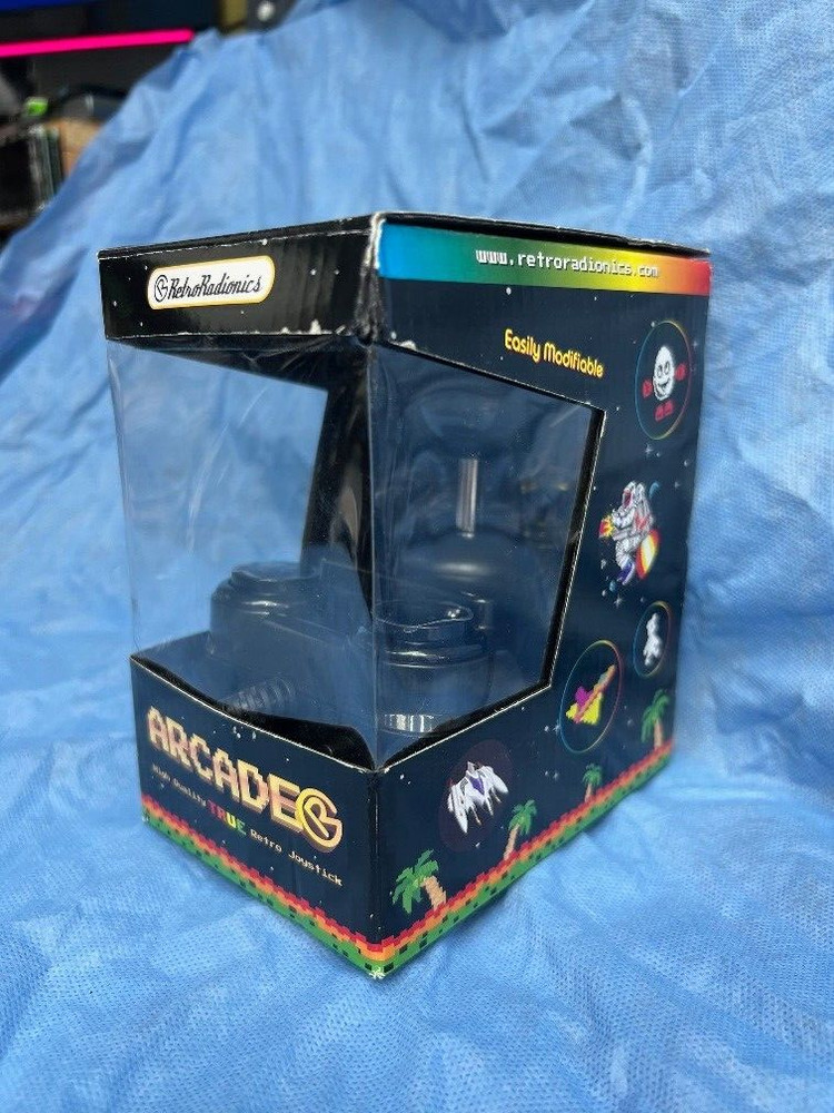 ArcadeR 9-pin (DB9) standard Retro Joystick - Black