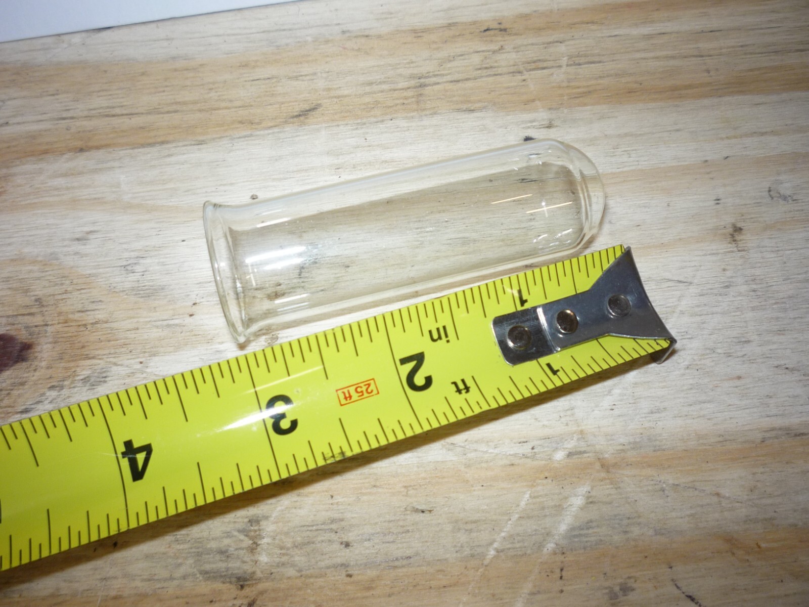 Vintage Crystal Radio Detector Glass Dome - Replacement Part