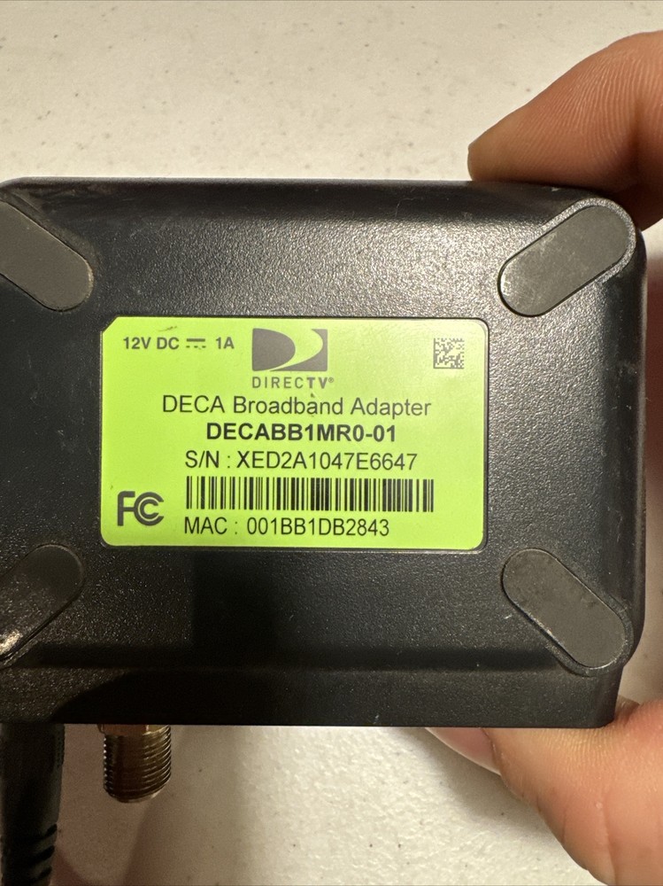 DIRECT TV DECA BROADBAND ADAPTER DECABB1MR0-01 A90