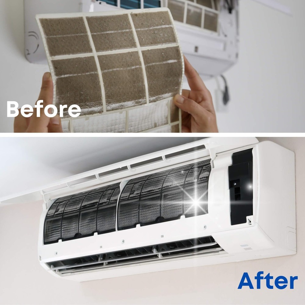 13Pcs Mini Split AC Cleaning Kit with 2L Sprayer Waterproof Cover