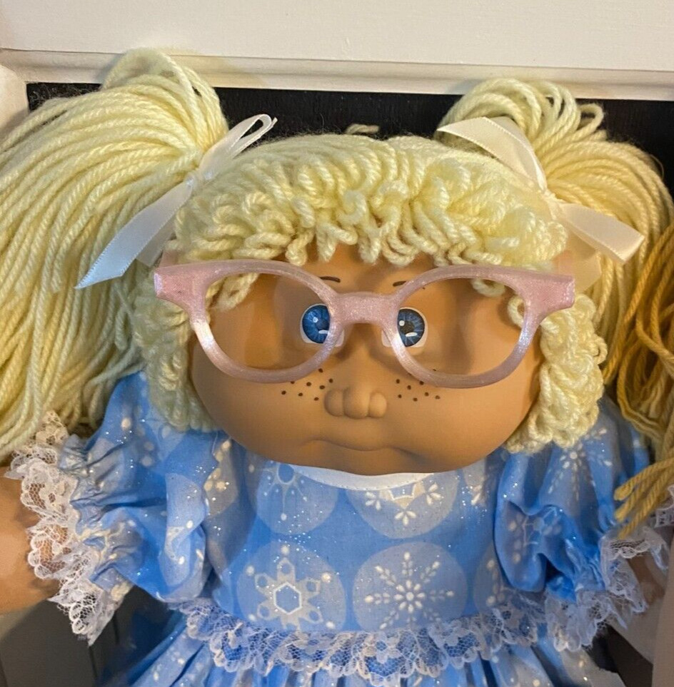 BEST Original Replacement Glasses for Vintage Cabbage Patch Kids - Frosted Pink