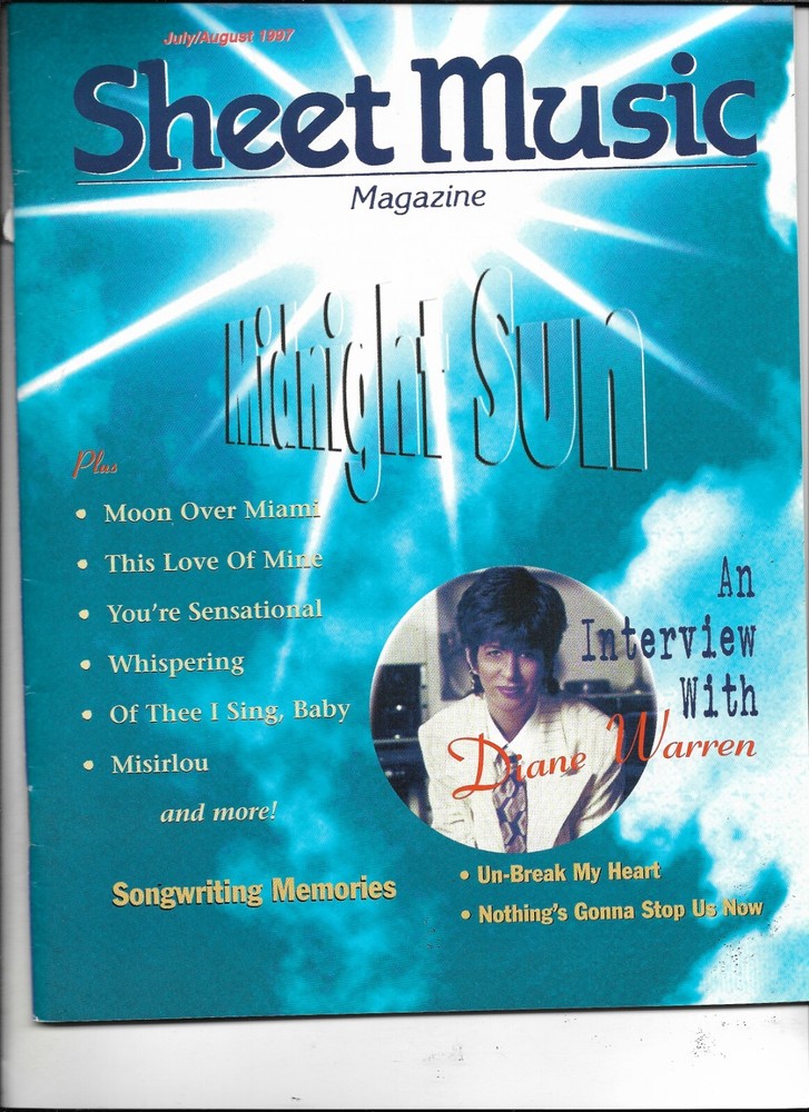 SHEEET MUSIC MAGAZINE------JULY 1997