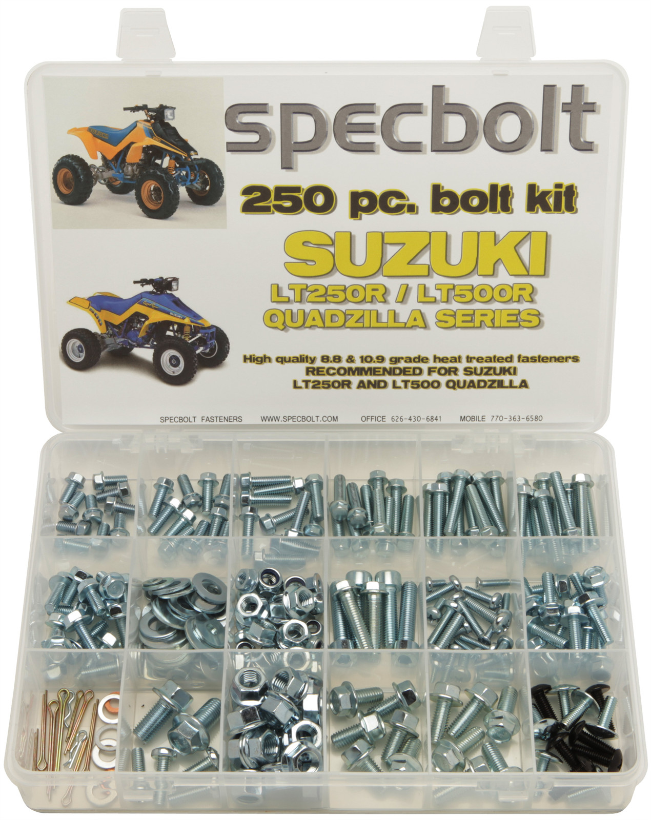250pc Bolt Kit Suzuki LT250R LT500 ATV QUADZILLA Maintenance Repair LT500R