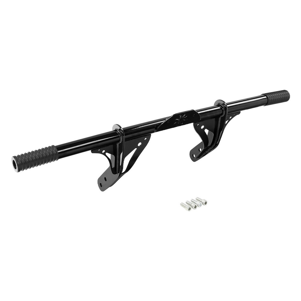 Front Black Crash Bar Protector For Harley Davidson Dyna W/ Mid Control 06-17