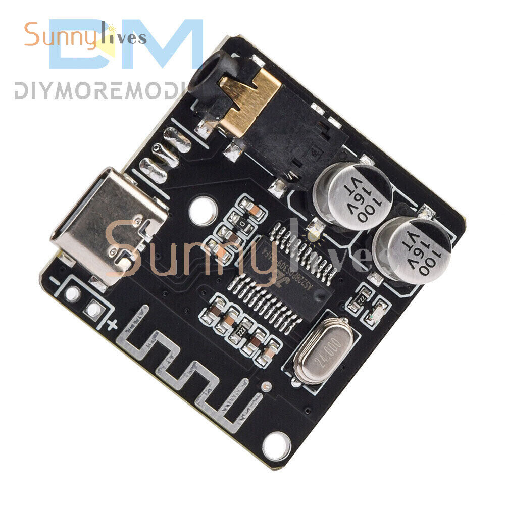 VHM-314 Bluetooth 5.0 Audio Decoder Board MP3 Amplifier Module USB Type-C New