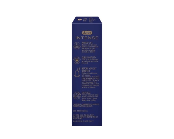 Durex Intense Nitrile Condoms - 10 count