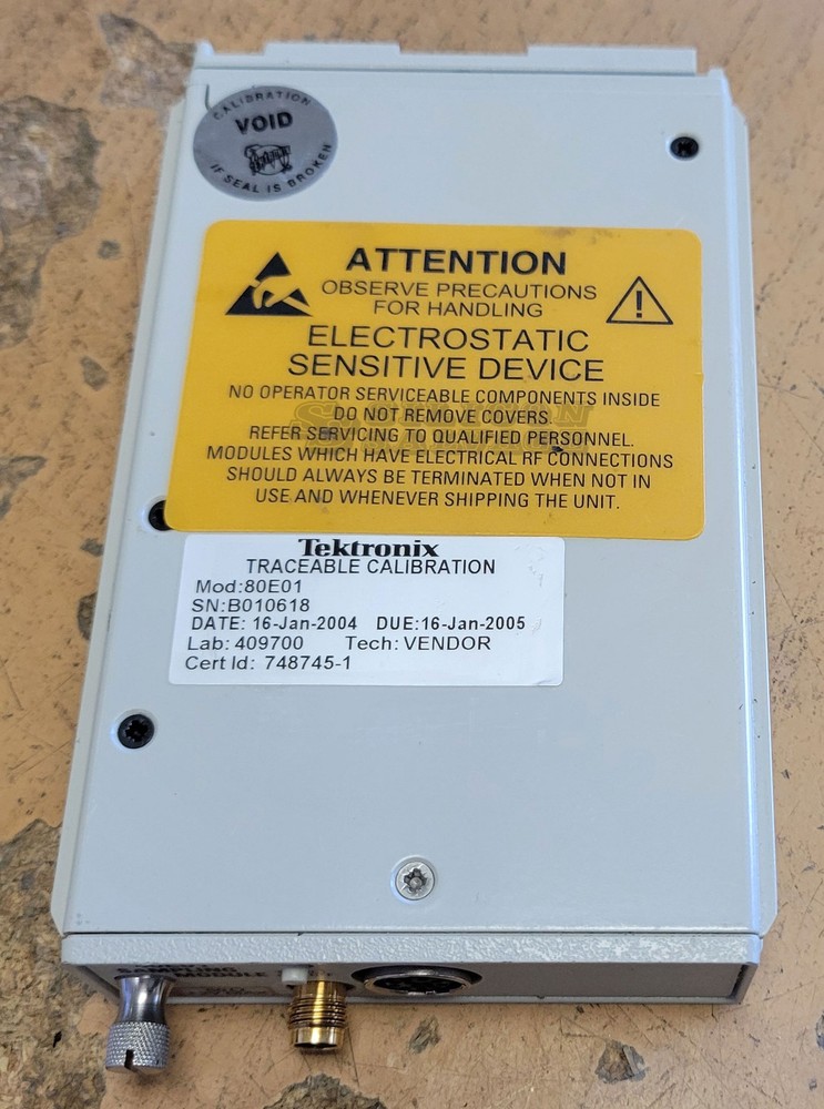 Tektronix 80E01 Sampling Module for TDS/CSA8000 series Oscilloscopes