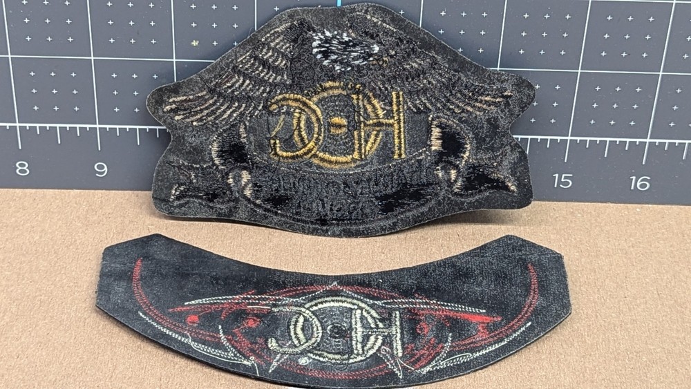 Harley-Davidson H.O.G. Eagle & Rocker Patch Set (2000s)