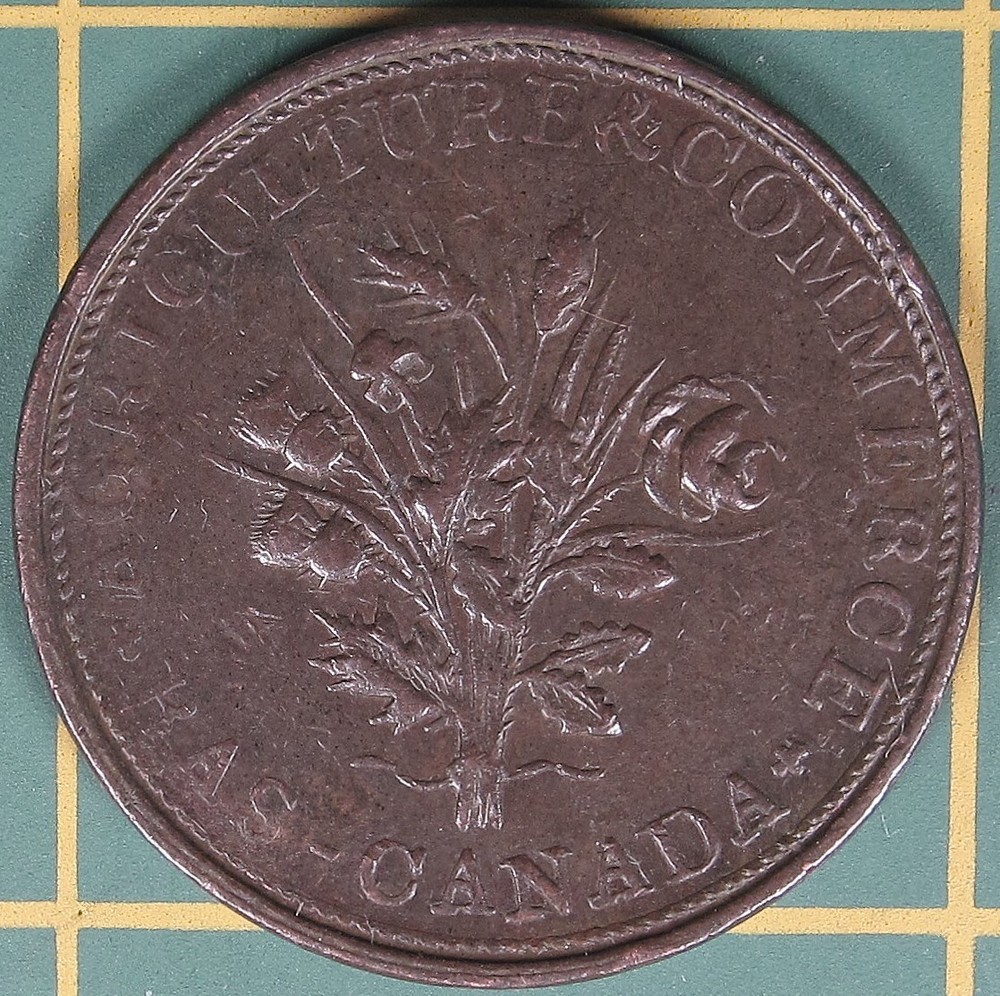 Lower Canada Un Sou token LC-28