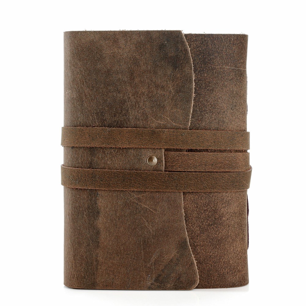 Handmade Leather Journal/Writing Notebook Diary Unlined Paper writing pad gift