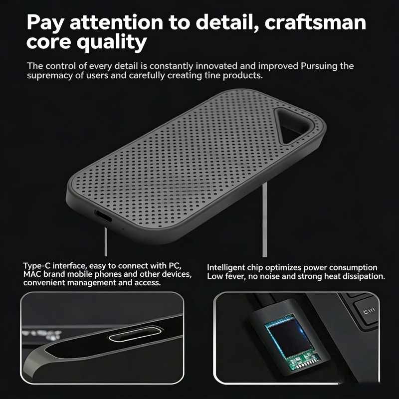 External SSD Fast Transfer Solid State Drive Large Capacity Hard Disk Storage
